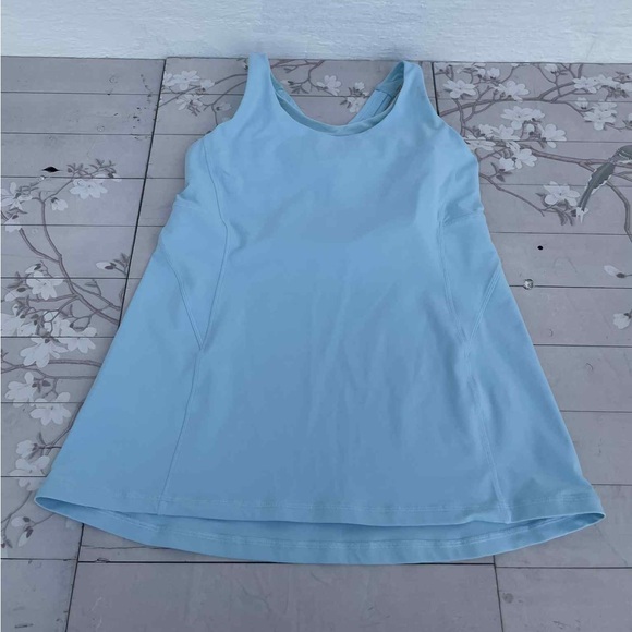 lululemon athletica Tops - Lululemon Athletica Light Blue Strappy Top